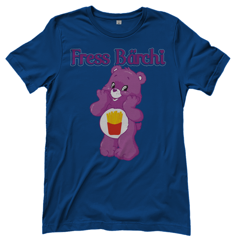 Fress Bärchi - Glücksbärchi - Damenshirt Royal Blue