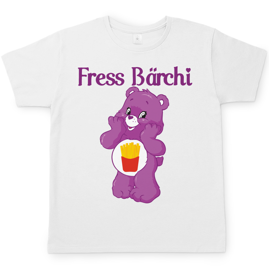 Fress Bärchi - Glücksbärchi - Herren Shirt White