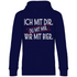Ich mit dir. Du mit mir. Wir mit Bier. - Unisex Hoodie Navy Blue