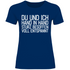Du und ich Hand in Hand - Damenshirt Navy
