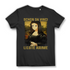 Damen T-Shirt Schon da Vinci liebte Anime Mona Lisa Bio Baumwolle Black