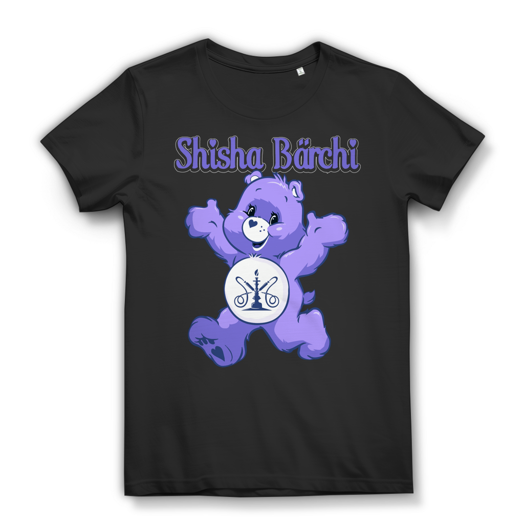 Shisha Hookah Wasserpfeife Bärchi Glücksbärchi - Damen Premium Bio T-Shirt Black