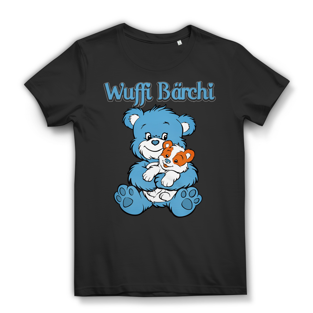 Wuffi Bärchi Hund Hunde Hundeliebhaberin Hundehalterin - Damen Premium Bio T-Shirt Black