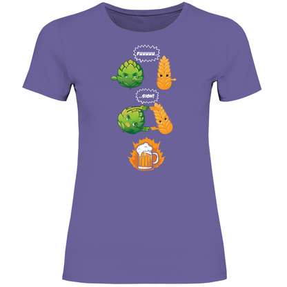 Bier Fusion - Damenshirt Millennial Lilac