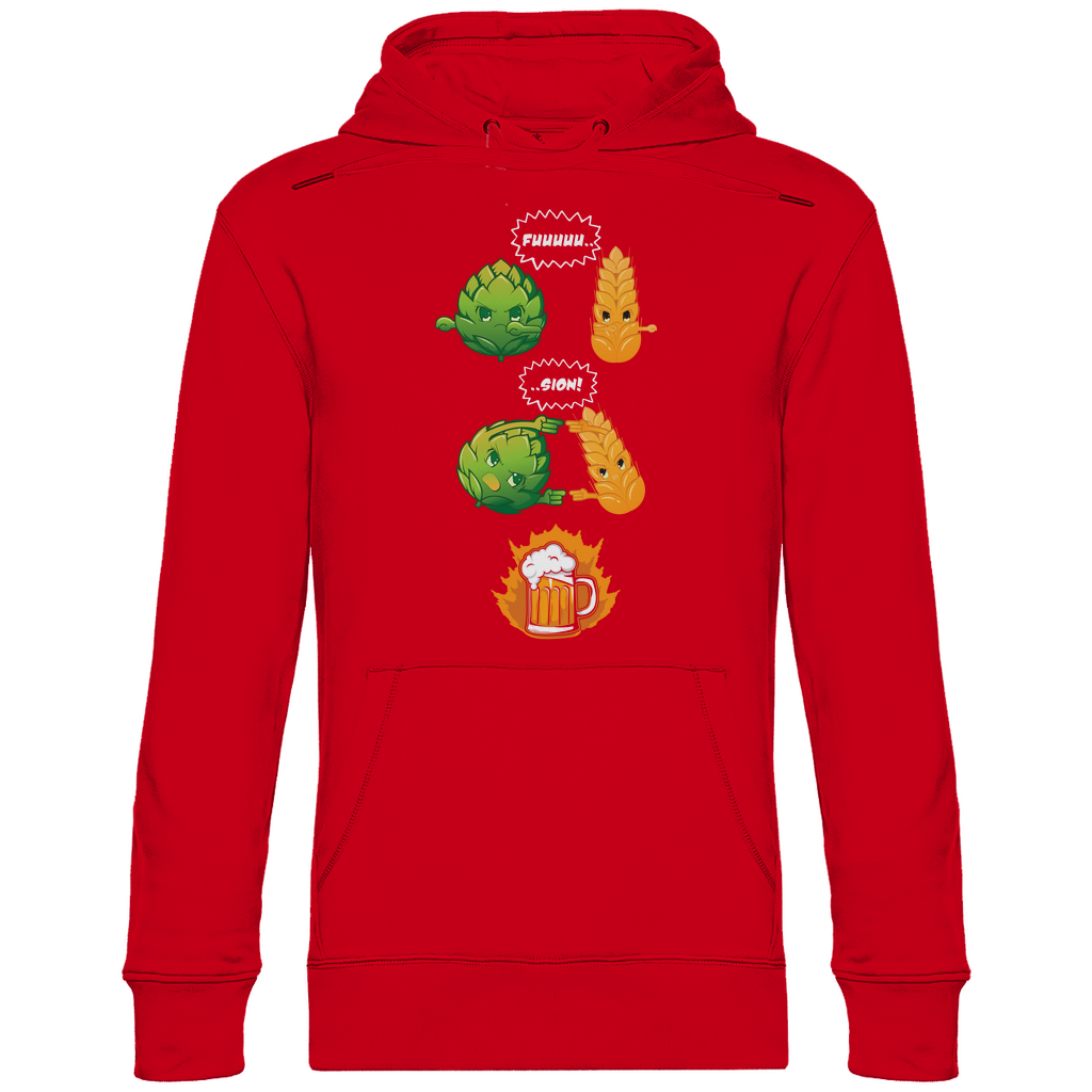 Bier Fusion - Unisex Hoodie Red