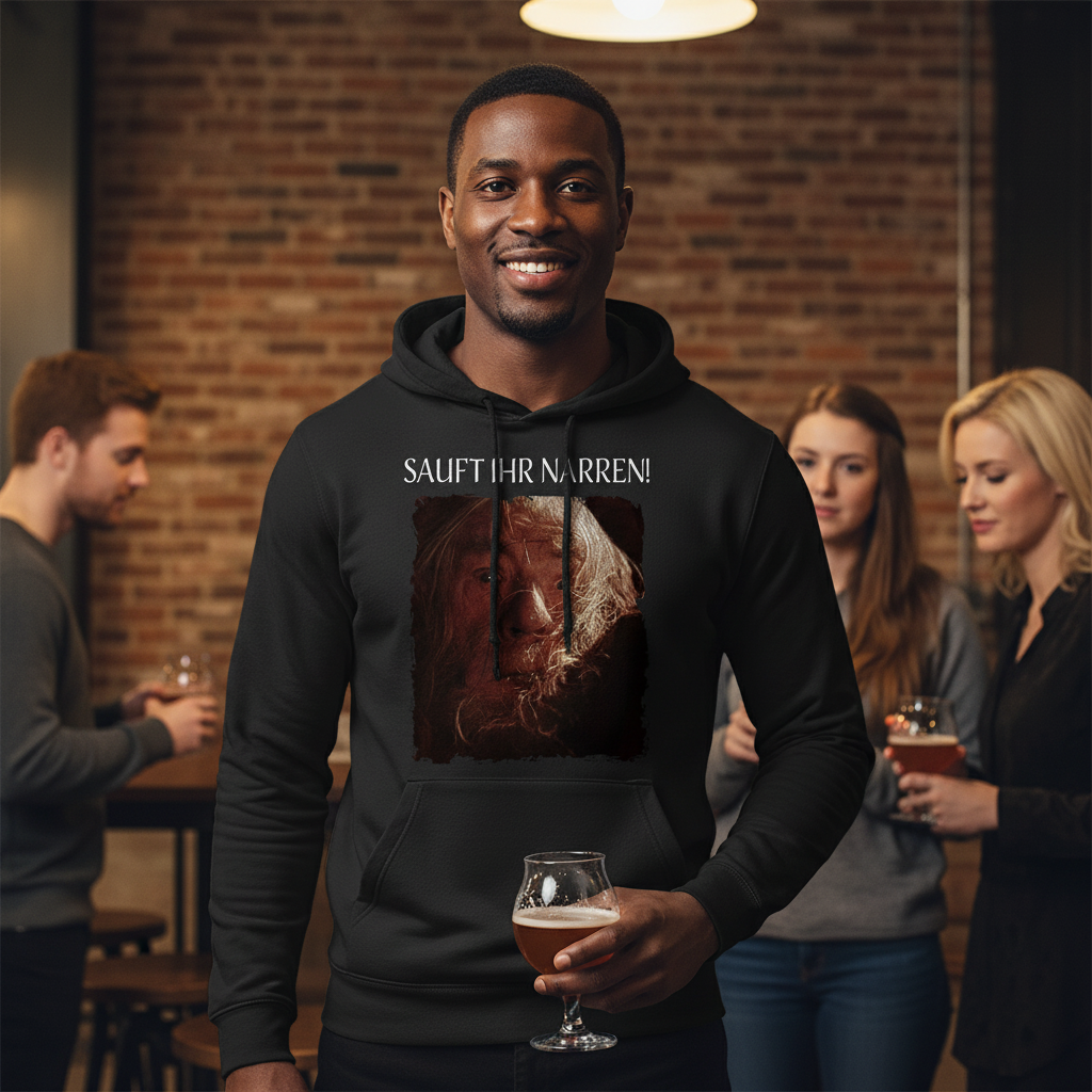 Sauft ihr Narren! Der Herr der Ringe Gandalf - Unisex Hoodie