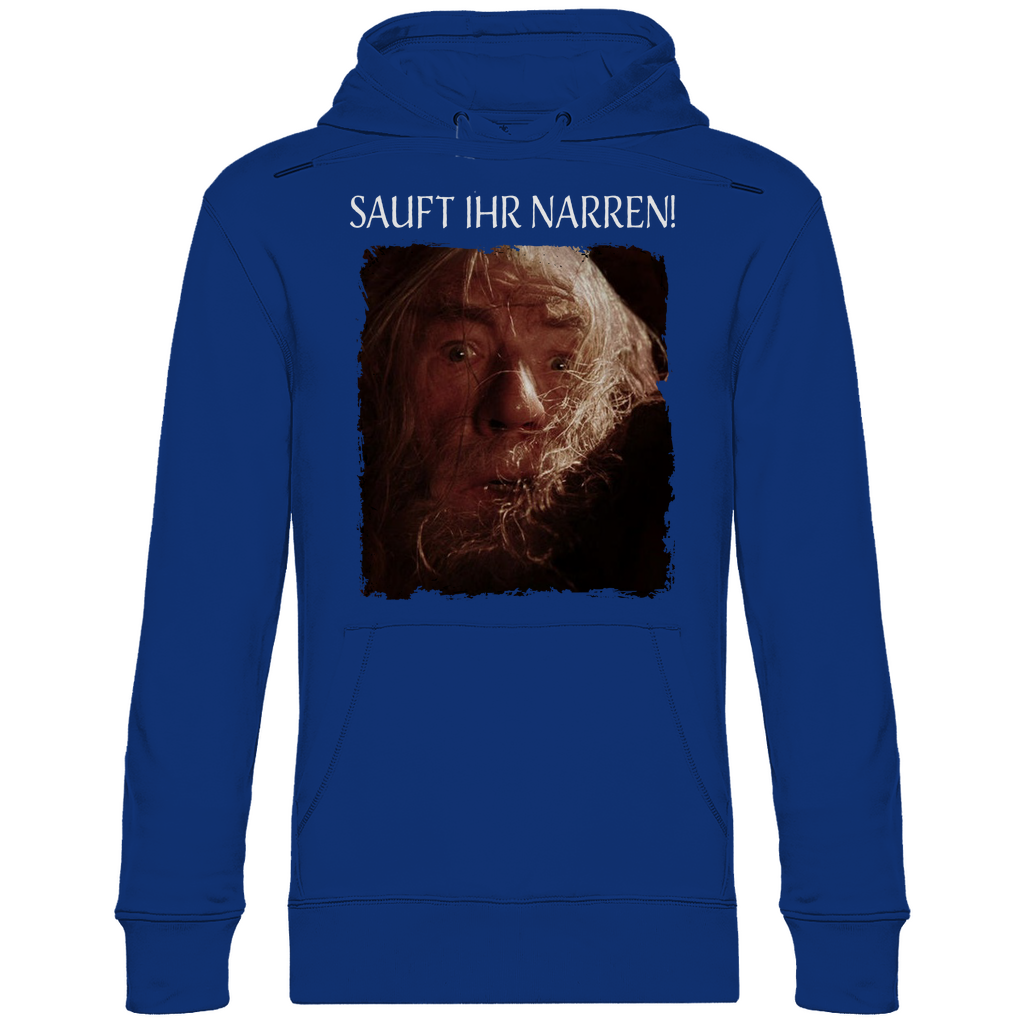 Sauft ihr Narren! Der Herr der Ringe Gandalf - Unisex Hoodie Royal