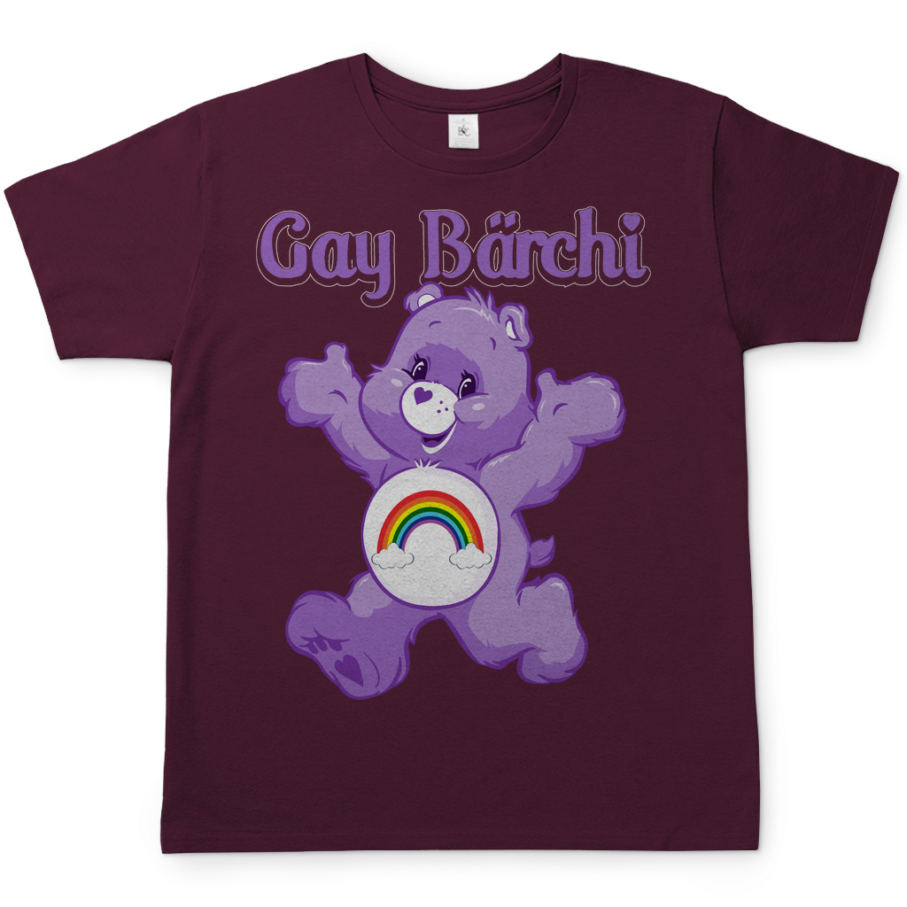 Gay Bärchi - Glücksbärchi - Herren Shirt Burgundy
