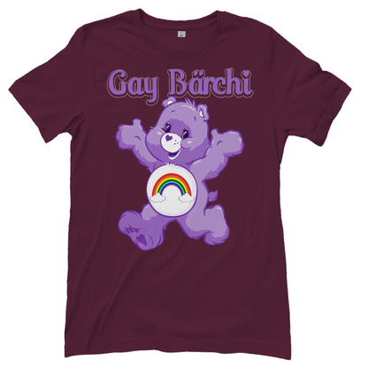 Gay Bärchi - Glücksbärchi - Damenshirt Burgundy