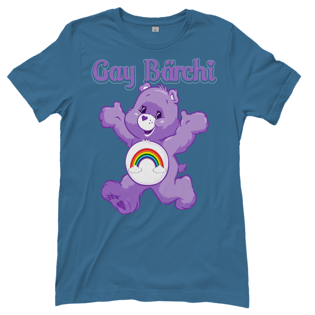 Gay Bärchi - Glücksbärchi - Damenshirt Stone Blue