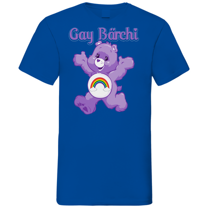 Gay Bärchi - Glücksbärchi - Herren V-Neck Shirt Royal Blue