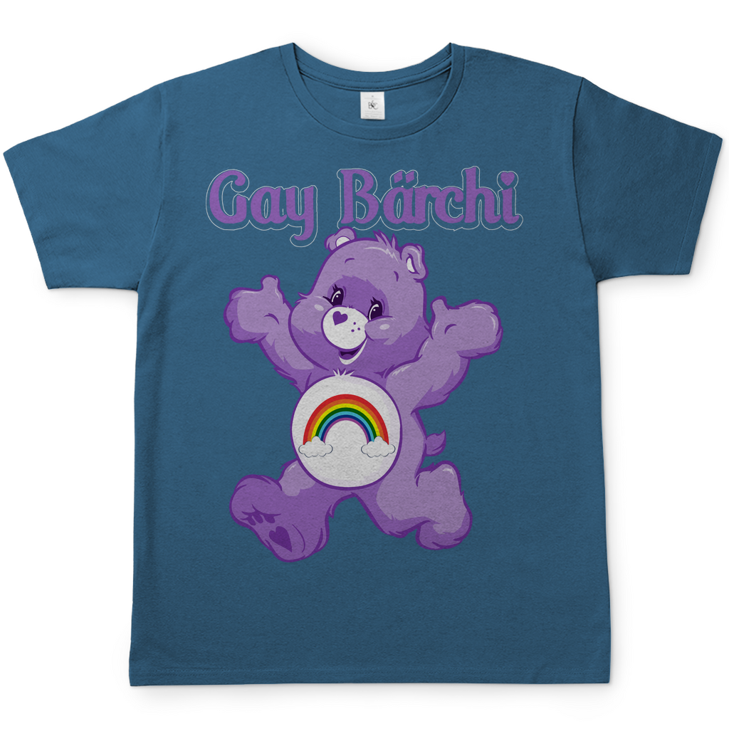 Gay Bärchi - Glücksbärchi - Herren Shirt Stone Blue
