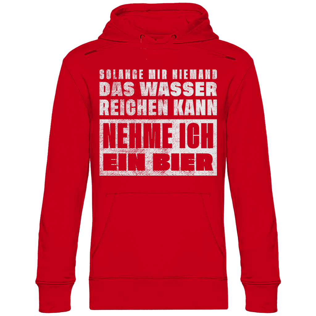 Nehme ich ein Bier - Unisex Hoodie Red