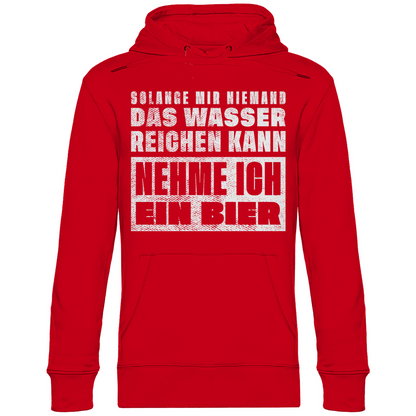 Nehme ich ein Bier - Unisex Hoodie Red