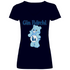 Gin Bärchi - Glücksbärchi - V-Neck Damenshirt Deep Navy