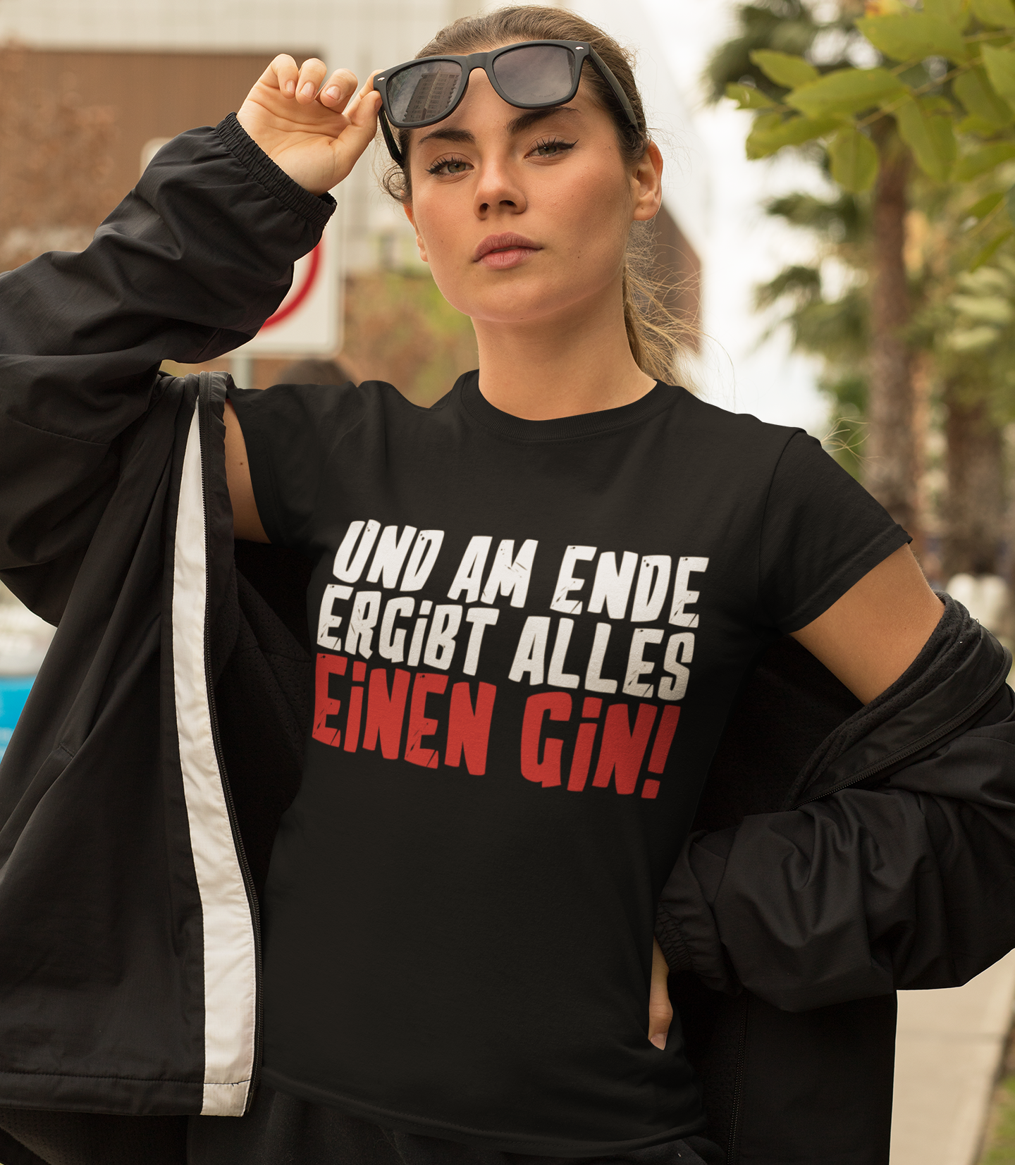 Und am Ende ergibt alles einen Gin! - Damenshirt