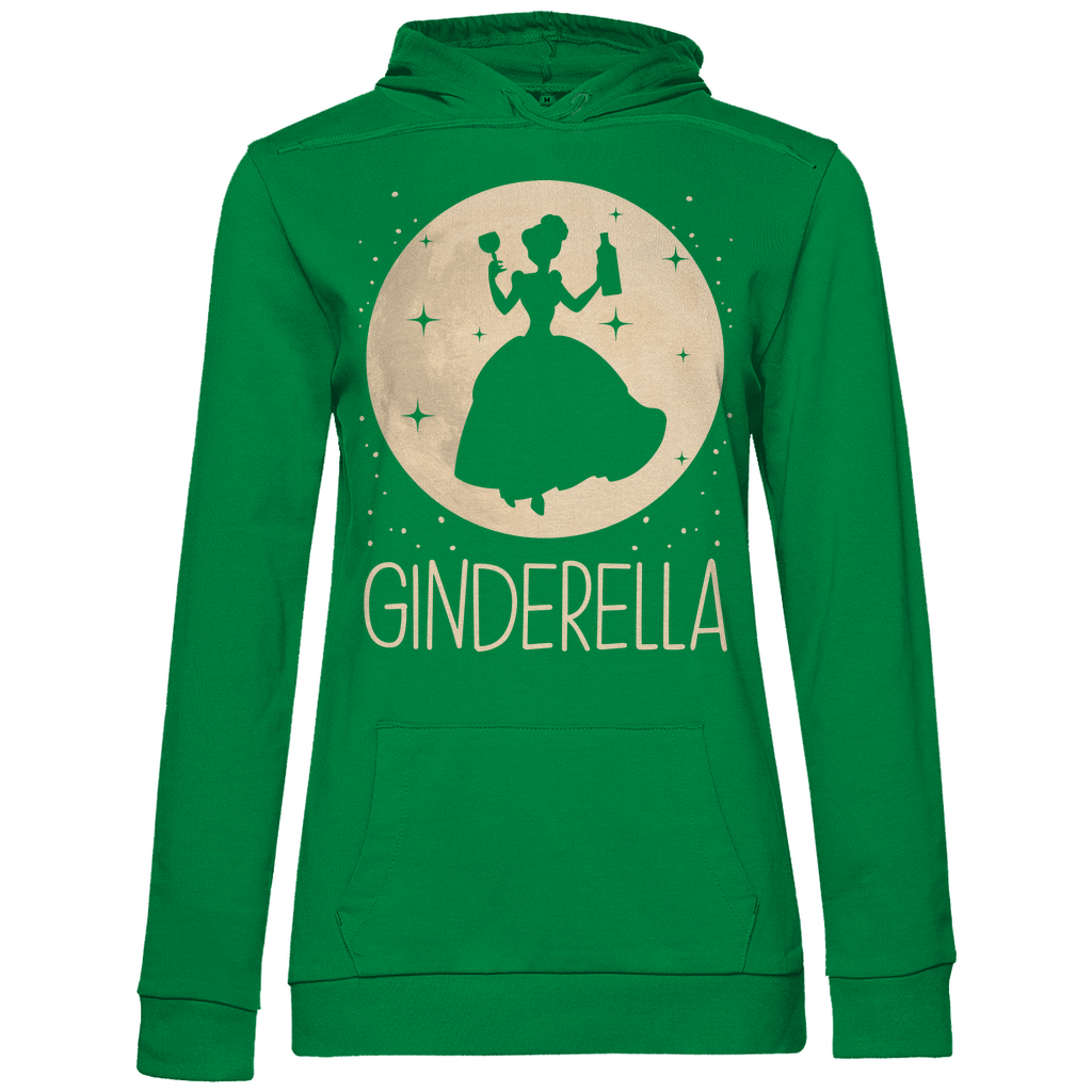 Mond Prinzessin - Ginderella - Damen Hoodie Kelly Green