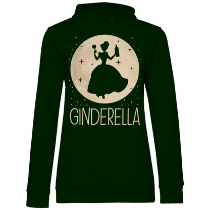 Mond Prinzessin - Ginderella - Damen Hoodie Forest Green