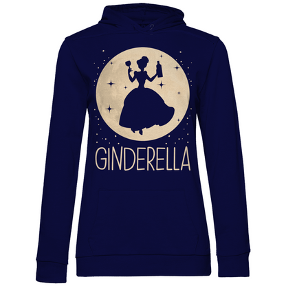 Mond Prinzessin - Ginderella - Damen Hoodie Navy Blue