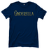 Ginderella - Prinzessin Gold - Damenshirt Navy