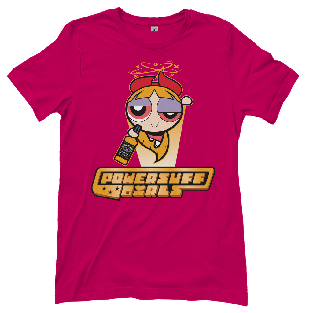 Blossom Powersuff Powerpuff Girls - Damenshirt Sorbet