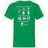 Mir egal welche Hautfarbe du hast - Herren V-Neck Shirt Kelly Green