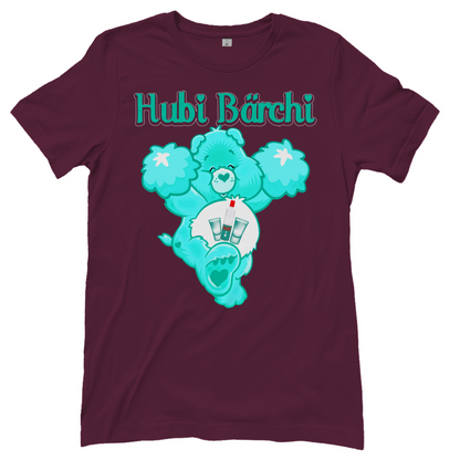 Hubi Bärchi - Glücksbärchi - Damenshirt Burgundy
