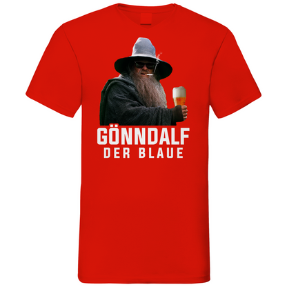 Gönndalf der Blaue - Herren V-Neck Shirt Red