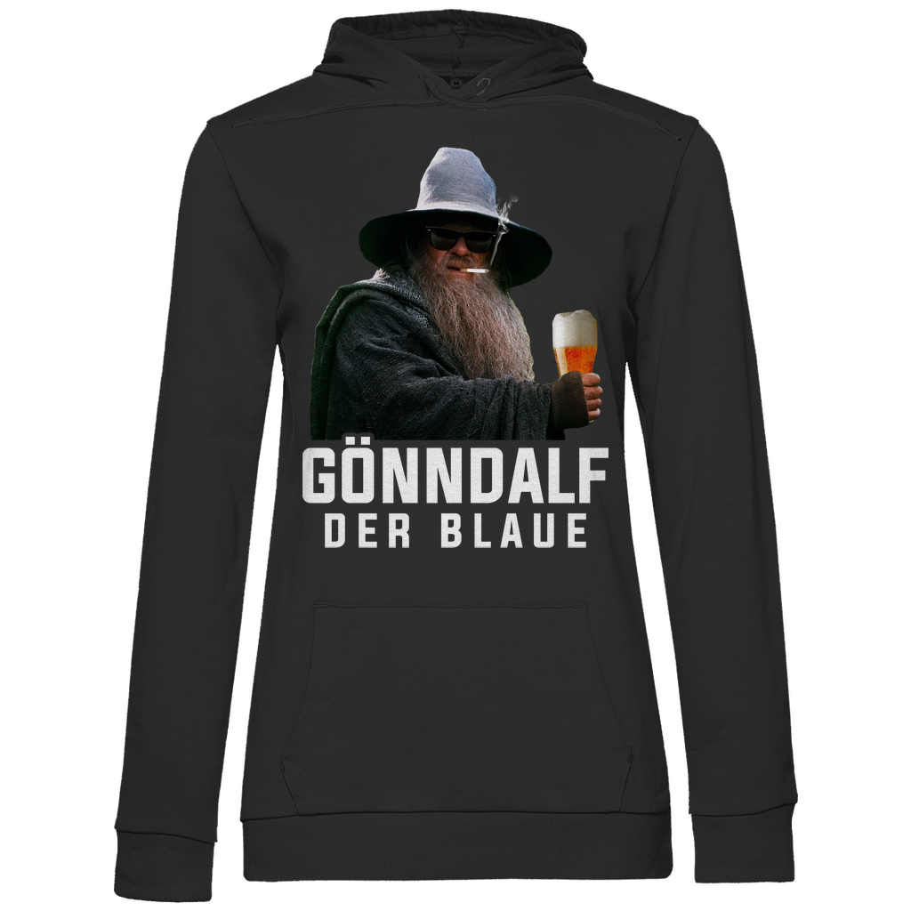 Gönndalf der Blaue - Damen Hoodie Black