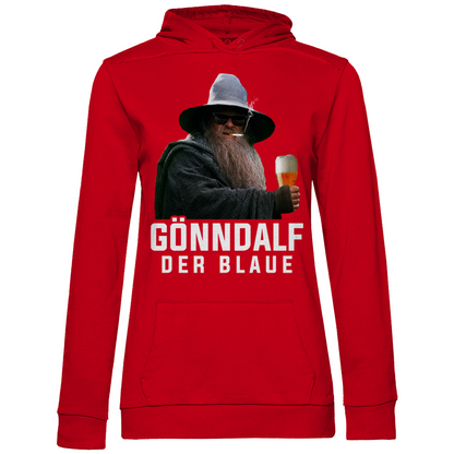Gönndalf der Blaue - Damen Hoodie Red