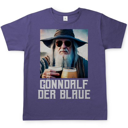 Gönndalf der Blaue Real - Beidseitiger Druck - Herren Shirt Millennial Lilac