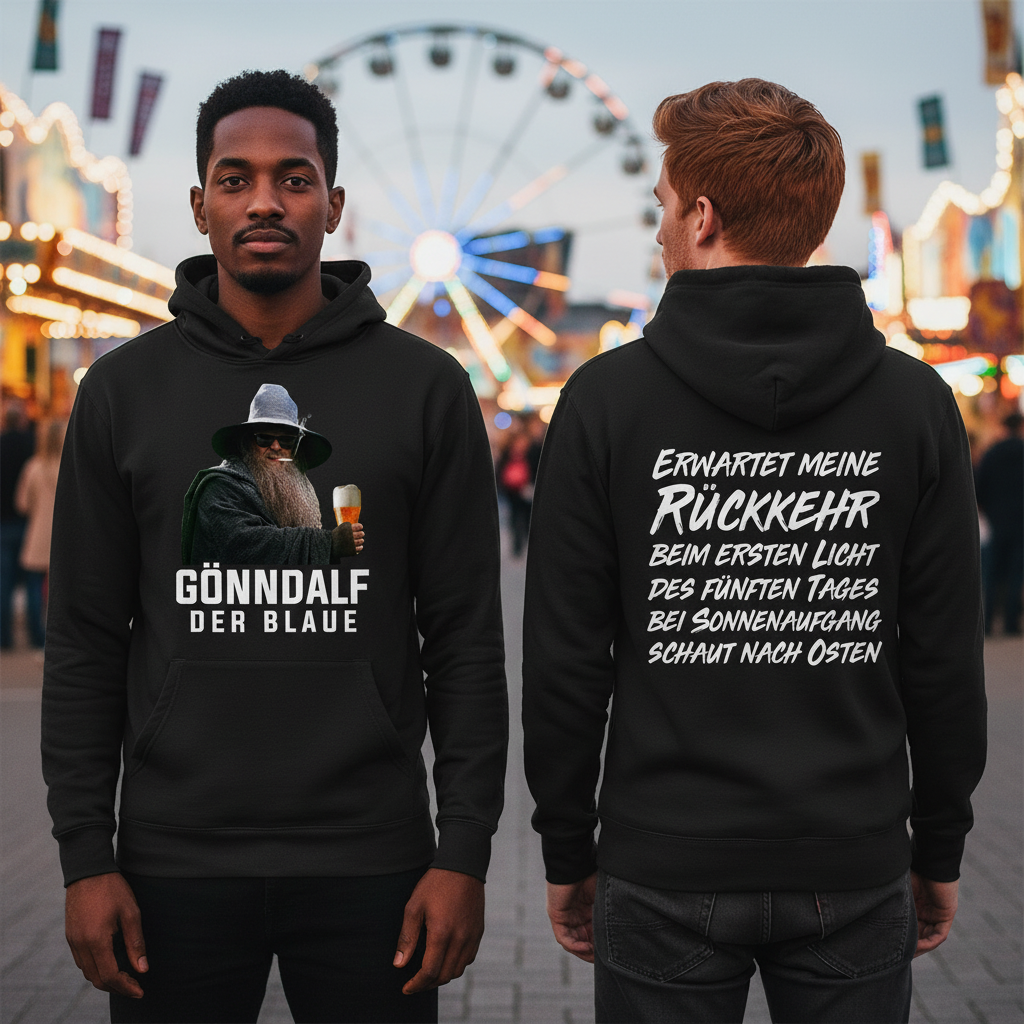 Gönndalf´s Rückkehr - Beidseitiger Druck - Unisex Hoodie