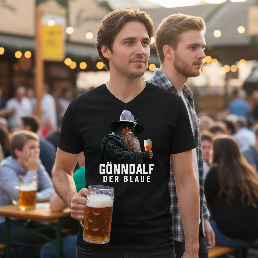 Gönndalf der Blaue - Herren V-Neck Shirt