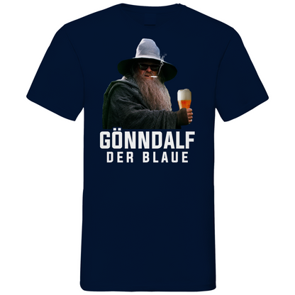 Gönndalf der Blaue - Herren V-Neck Shirt Navy