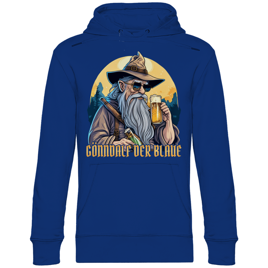 Gönndalf der Blaue Gandalf Toon - Beidseitiger Druck - Unisex Hoodie Royal
