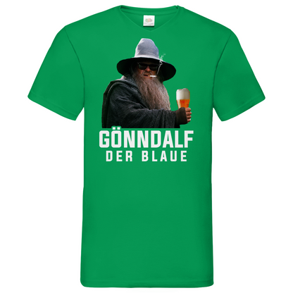 Gönndalf´s Rückkehr - Beidseitiger Druck - Herren V-Neck Shirt Kelly Green