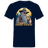 Gönndalf der Blaue Gandalf Toon - Beidseitiger Druck - Herren V-Neck Shirt Navy