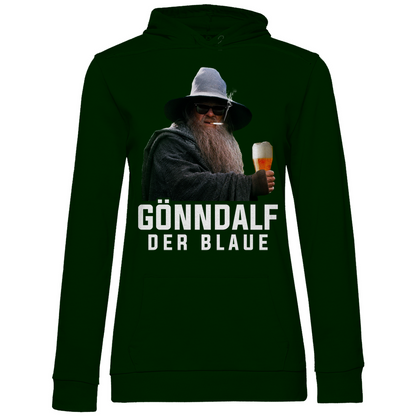 Gönndalf der Blaue - Damen Hoodie Forest Green
