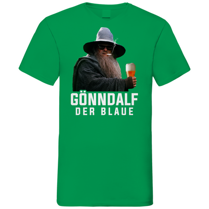 Gönndalf der Blaue - Herren V-Neck Shirt Kelly Green