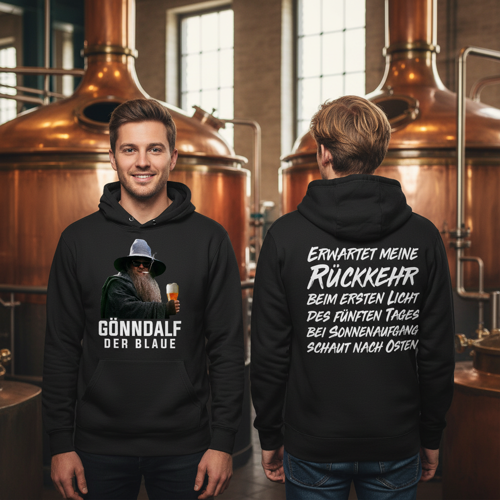 Gönndalf´s Rückkehr - Beidseitiger Druck - Unisex Hoodie