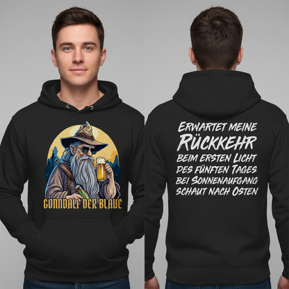 Gönndalf der Blaue Gandalf Toon - Beidseitiger Druck - Unisex Hoodie