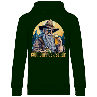 Gönndalf der Blaue Gandalf Toon - Beidseitiger Druck - Unisex Hoodie Forest Green