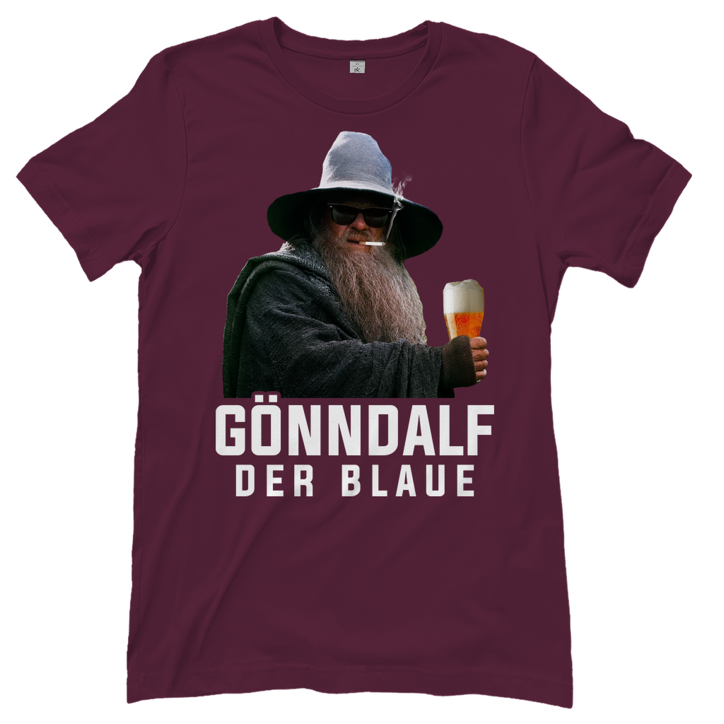 Gönndalf der Blaue - Damenshirt Burgundy