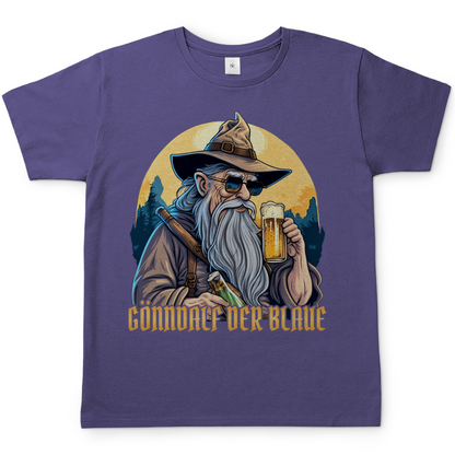 Gönndalf der Blaue Gandalf Toon - Beidseitiger Druck - Herren Shirt Millennial Lilac