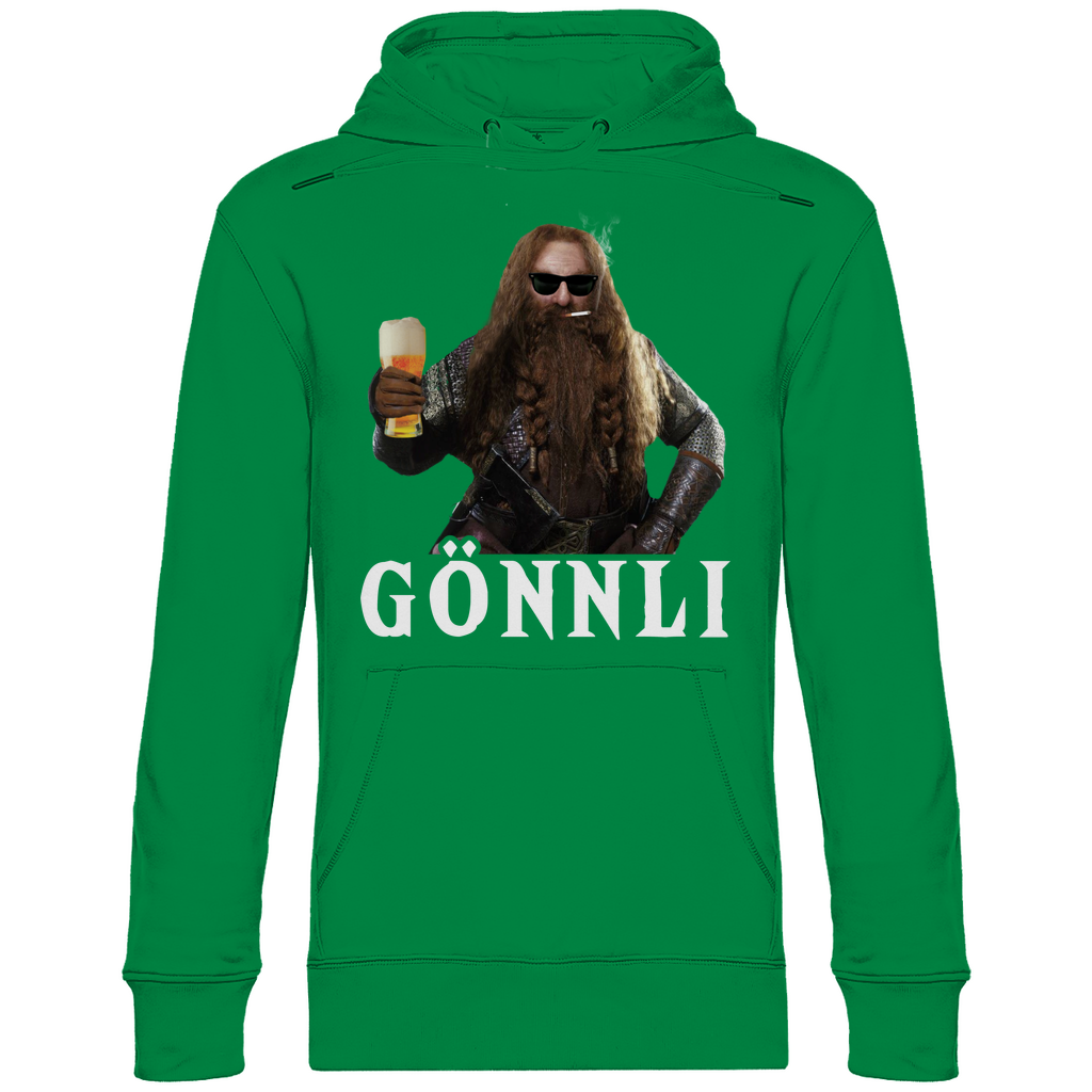 Gönnli Gimli der Herr der Ringe - Beidseitiger Druck - Unisex Hoodie Kelly Green
