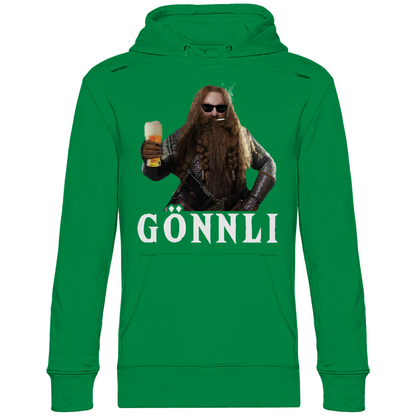 Gönnli Gimli der Herr der Ringe - Beidseitiger Druck - Unisex Hoodie Kelly Green