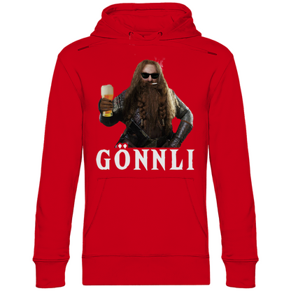 Gönnli Gimli der Herr der Ringe - Beidseitiger Druck - Unisex Hoodie Red
