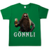 Gönnli Gimli der Herr der Ringe - Beidseitiger Druck - Herren Shirt Kelly Green