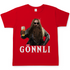 Gönnli Gimli der Herr der Ringe - Beidseitiger Druck - Herren Shirt Red