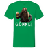 Gönnli Gimli der Herr der Ringe - Beidseitiger Druck - Herren V-Neck Shirt Kelly Green